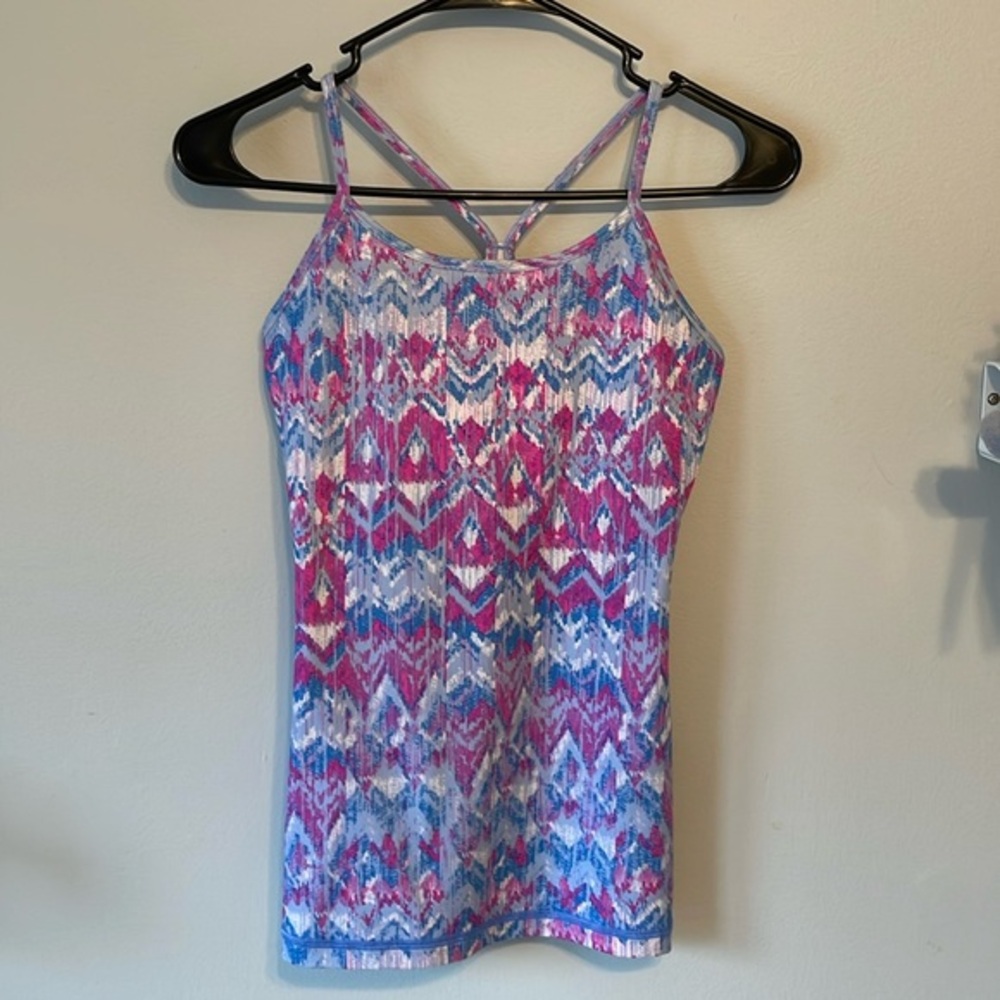 Ivivva by Lululemon Power Y Tumblin Tank Top Girls 12 Womens 6 701